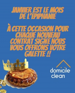 Domicile Clean fête les rois !